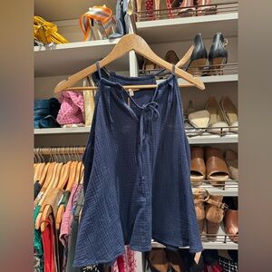 Skies Are Blue Deep Blue Blouse